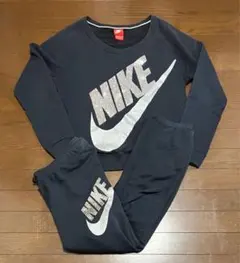 NIKE ナイキ ロゴスパンコールスウェットトレーナー　セットアップ　上下