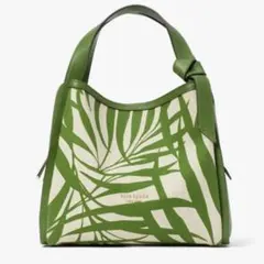 kate spade ノット パーム キャンバスミディアム クロスボディ トート