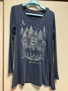 PEACENOWモンスターパーティ長袖Tシャツ長袖カットソーハロウィンナイトのサムネイル