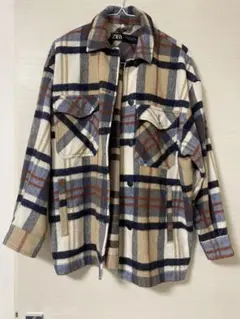 ZARA チェック柄ジャケット