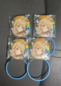 藤田ことね 学園アイドルマスター GIGO コラボ オーロラ 缶バッジ 4個