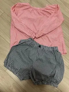 UNIQLO ブラウス&バルーンパンツセット　　110