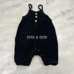 tete a tete 80 テータテート コーデュロイロンパース サロペット