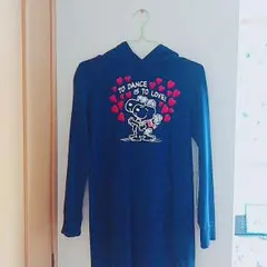 スヌーピー ロングパーカー