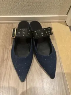 CHARLES & KEITH スタッズ付きミュール デニムのサムネイル