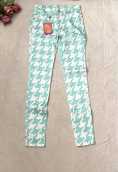 新品 千鳥柄ストレッチスキニーパンツのサムネイル