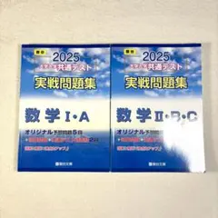 駿台 共通テスト 実戦問題集2025 数学ⅠA 数学ⅡBC 2冊セット
