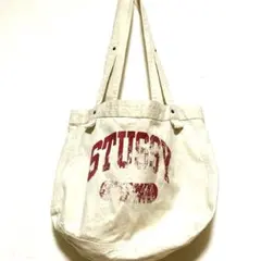 old Stussy ニュースペーパーバッグ ロゴ ショルダーバック