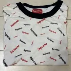 【人気デザイン】シュプリーム☆総柄 プリント ロゴ リンガー tシャツ 2025年最新】supreme リンガーtの人気アイテム - メルカリ
