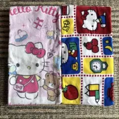 ②キティちゃん　フェイスタオル　２枚セット　しまむら　ハッピーバッグ　サンリオ