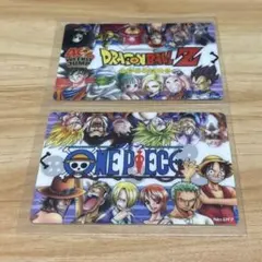希少08年ジャンプ40周年ドラゴンボール×ワンピース コラボロゴカード2