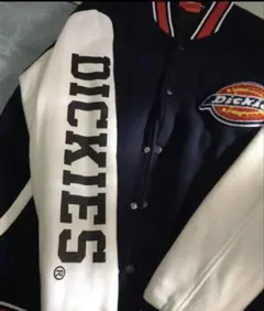 希少レア品Dickies スタジャン ネイビー/ホワイト