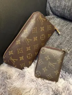 ルイヴィトン　LV 長財布　古銭入れ　セット　モノグラム