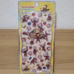 【即日発送】プチドロップステッカー　おさるのジョージ