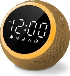 ホワイトノイズマシン 目覚まし時計 大音量 置き時計 デジタル時計 ナイトライト