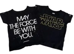 【コラボ】GROOVY COLORS スターウォーズTシャツ　90cm 2枚