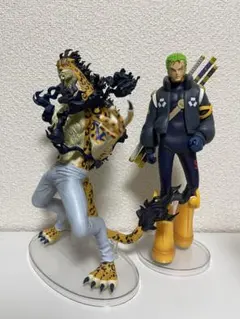 ワンピース　一番くじ　ゾロ ルッチ 2体セット