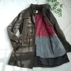 ジョセフ メンズ ナイロンコート スタンドカラー ライナー カーキ L