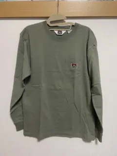 BEN DAVIS オリーブグリーン 長袖カットソー M