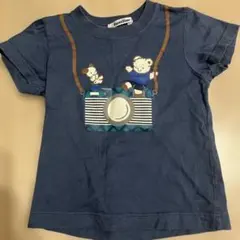 familiar ファミリア 半袖Tシャツ ネイビー 100cmのサムネイル