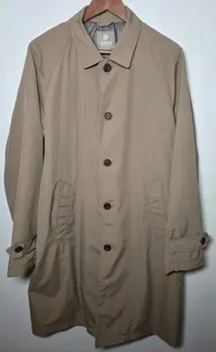 ナノ・ユニバース ナイロン ステンカラー コート XL サイズ ブラウン系