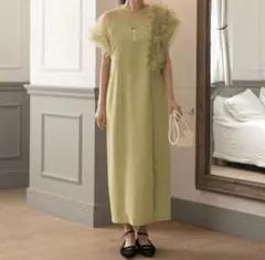 来*。様 forksy. フォルクシー チュールフリルトップスセットサテンキャミ