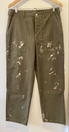 AURALEE WASHED BLEACHED BAKER PANTS サイズ5のサムネイル