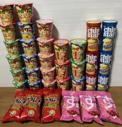 26日までの出品　訳あり 　最終お値下げ！　じゃがりこ　チップスター他ク　35個のサムネイル