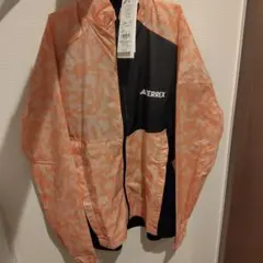 adidas テレックス トレイルジャケット M オレンジ/ブラック