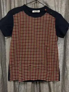 familiar ファミリア チェック柄 半袖Tシャツのサムネイル