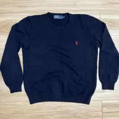 Polo by Ralph Lauren クルーネックニット ネイビー M