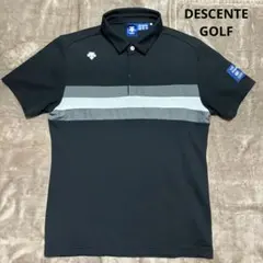 【美品】DESCENTE Golf デサントゴルフ ポロシャツ Lサイズ