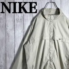 【希少】ナイキ　刺繍ワンポイント　スウッシュロゴ　スイングトップ　オーバーサイズ