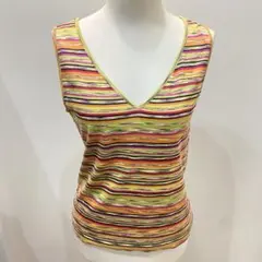 sh3814 MISSONI SPORT タンクトップ マルチカラー イタリア製のサムネイル