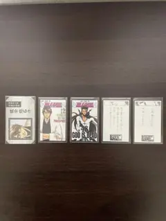 BLEACH 藍染惣右介 クリアカード＆ステッカー 5枚セット
