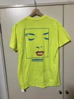 BEAMS ポケットTシャツ ネオンイエロー バックプリント Mのサムネイル