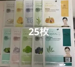 DERMAL コラーゲンエッセンスマスク 25枚　⑧のサムネイル