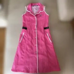 未使用　マークアンドロナ　ワンピース　ピンク　Dormie Polo Dress 未使用 マークアンドロナ ワンピース ピンク Dormie Polo Dress - メルカリ