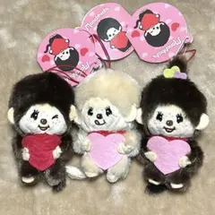 モンチッチ　ハートマスコット 3個セット タグ付き