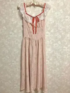 vintage フェアリーグランジ 花柄 古着 森ガール リズリサ風 ワンピース