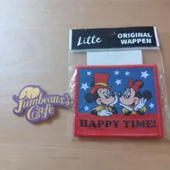 Disney ミッキー ミニー ワッペン