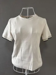 ZARA トップス リブ編み　ラメ　上品