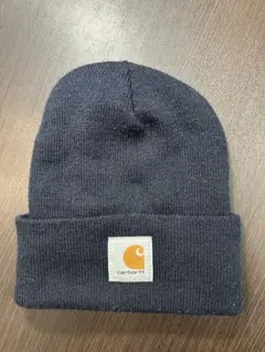 Carhartt ダークブルー ニット帽
