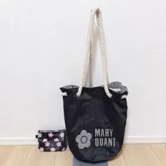 マリークワント リバーシブル 2way ショルダーバッグ トートバッグ デニム