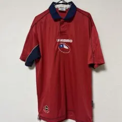 UMBRO製*チリ代表*ユニフォームゲームシャツsize L 2000-2001 - メルカリ