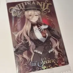 ニュイソシエール にじさんじウエハース メタリックプラカード