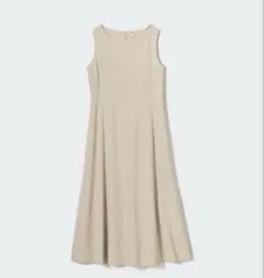 UNIQLO ウルトラストレッチエアリズムワンピース ベージュ