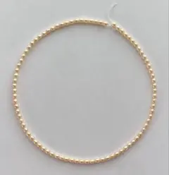 淡水パール　約4ミリ前後　ベーシックな約40センチ