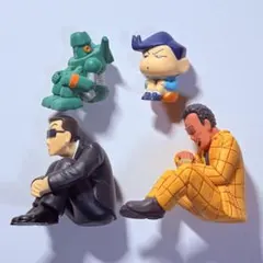 クレヨンしんちゃん まちぼうけ 4点セット 風間くん カンタムロボ 園長 黒磯