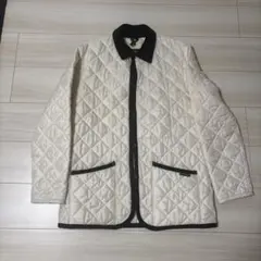 LAVENHAM ホワイト キルティングジャケット